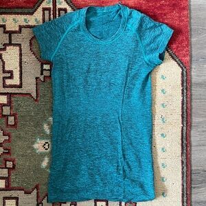 Teal Lululemon Swiftly Tech Tee